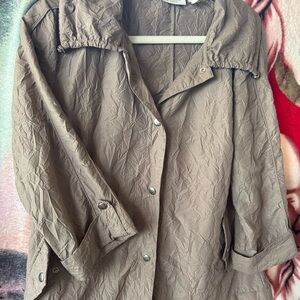 Chico's Taupe Trench Coat